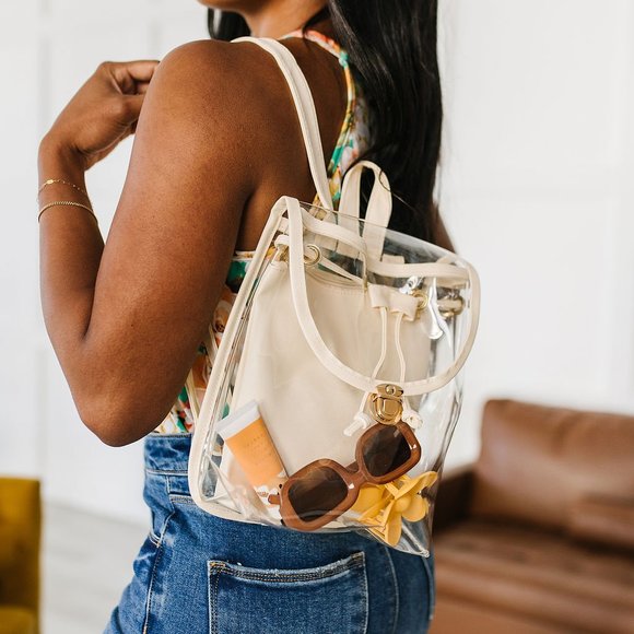 Handbags - SEE CLEARLY NOW PVC BACKPACK - CLEAR BAG